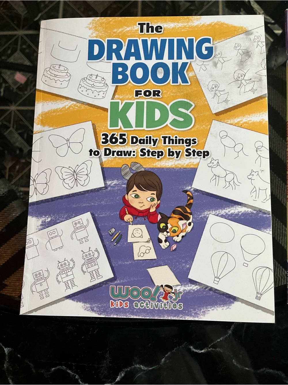 Two Drawing Book for Kids by - Yellow & Purple Cover